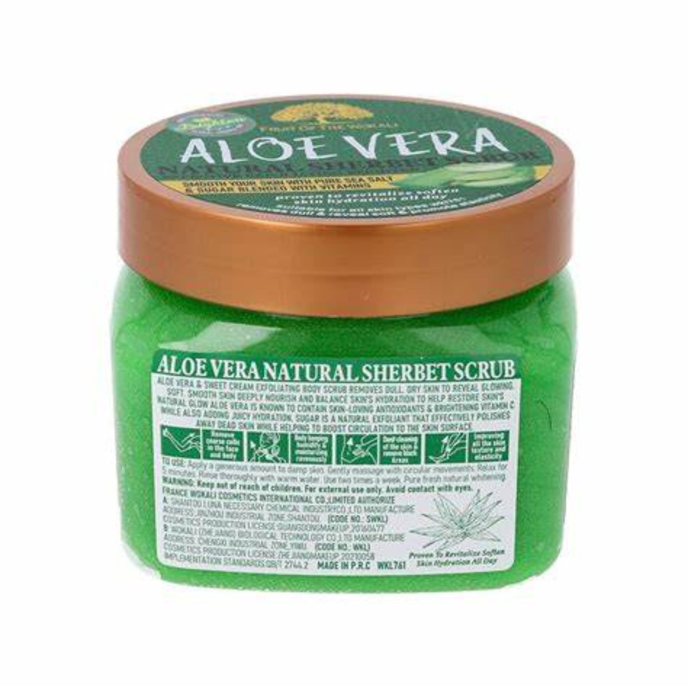 Fruit Of The Wokali - Aloe Vera Scrub (600g)